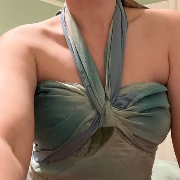 Farm long dress 100% silk - minor flaws (see pictures) - Picture 16 of 16